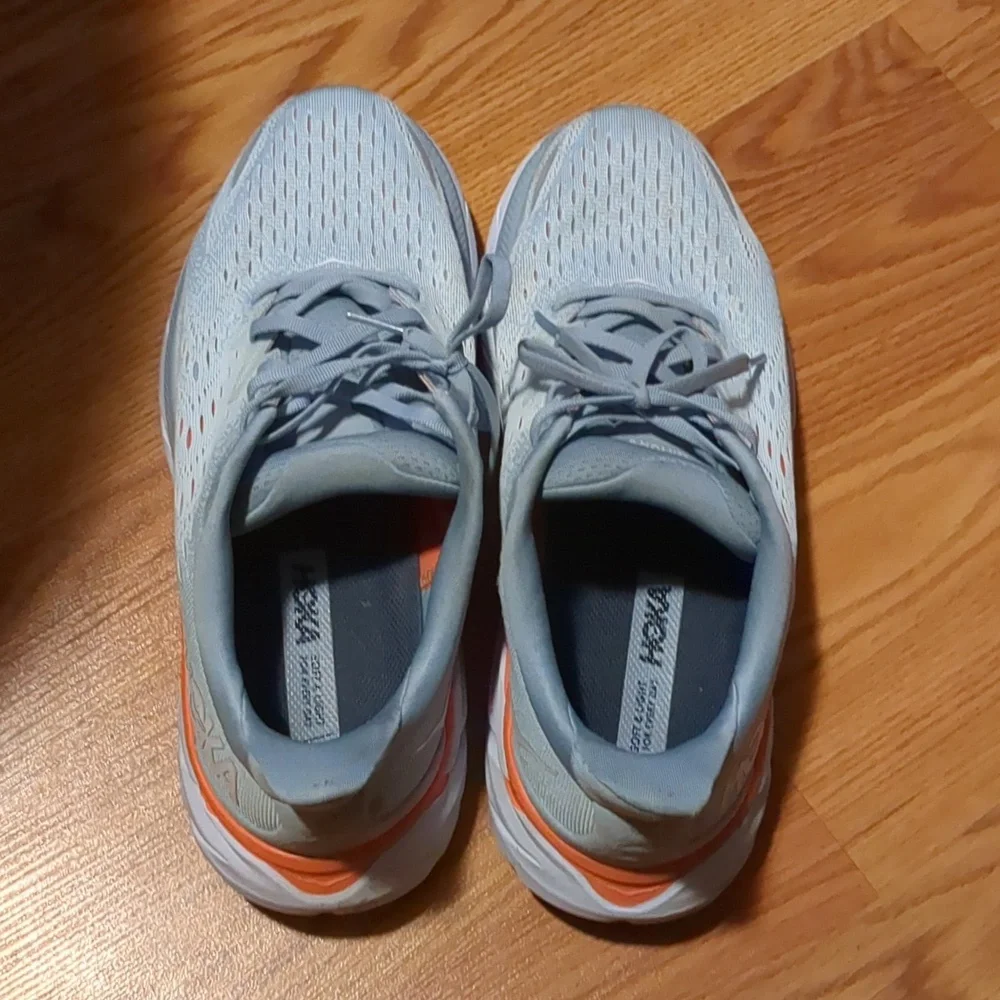 Hoka One One Clifton 8 Blue Fog Plein Air Running Shoe Women’s Size 10 D - Picture 8 of 14